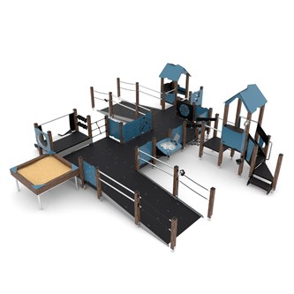 WOODEN Kombinationslek M tillgänglighetsanpassad