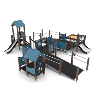 WOODEN Kombinationslek M tillgänglighetsanpassad