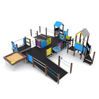 WOODEN Kombinationslek M tillgänglighetsanpassad