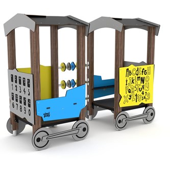 WOODEN Temalek tågvagn