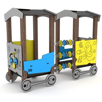 WOODEN Temalek tågvagn