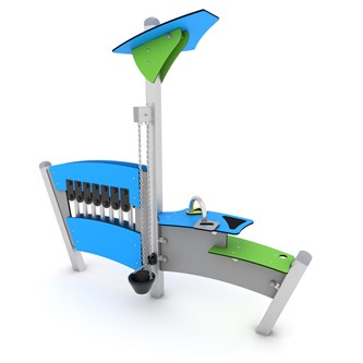 SOLO STEEL+ Interaktiv musik/lekställning S