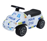 Polisbil med tysta hjul