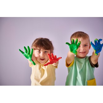 Fingerfärg, storpack Svanenmärkt