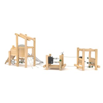 ROBINIA Förarplats fordon med bogserlina + Aktivitetstorn