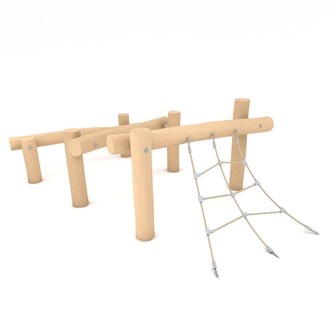 ROBINIA Hinderbana med klätternät