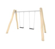 ROBINIA A-gunga med 2 platta gungsitsar