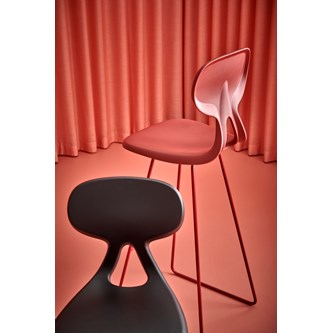 Barstol Poly medium sh 68 cm svart stativ