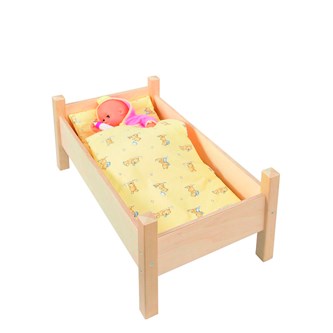 Docksäng i trä med Docksängsset