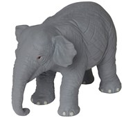 Green rubber toys Mjuk elefant, liten