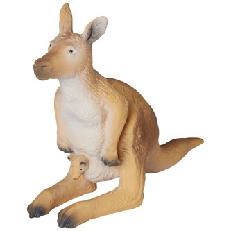 Green rubber toys Mjuk känguru