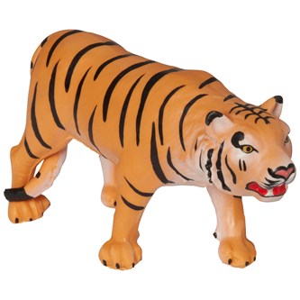 Green rubber toys Mjuk tiger, liten