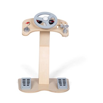 Körpanel med växel och pedaler