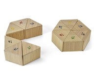 Träprismor med ljud 12-pack