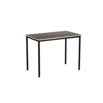 Bord 12:38 BX akustik optimal linoleum 120x70 cm svart stativ