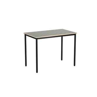 Bord 12:38 BX akustik optimal linoleum 120x70 cm svart stativ