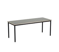 Bord 12:38 BX akustik optimal linoleum 180x70 cm svart stativ