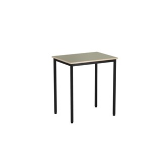 Bord 12:38 BX akustik linoleum 80x60 cm svart stativ