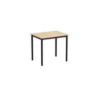 Bord 12:38 BX akustik linoleum 80x60 cm svart stativ