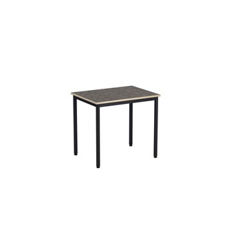 Bord 12:38 BX akustik linoleum 80x60 cm svart stativ