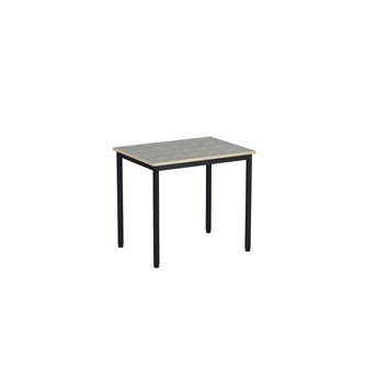 Bord 12:38 BX akustik linoleum 80x60 cm svart stativ