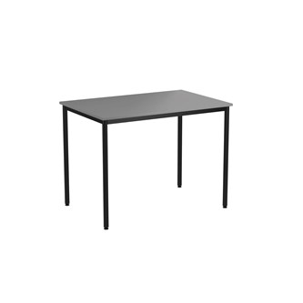 Bord 12:38 FSC BX akustiklaminat 120x80 cm svart stativ