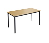 Bord 12:38 FSC BX akustik optimal laminat 140x70 cm svart stativ