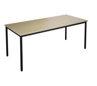 Bord 12:38 FSC BX DL 180x80 cm svart stativ