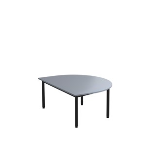 Bord 12:38 FSC BX HT halvrunt 120-90 cm svart stativ