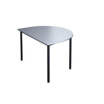 Bord 12:38 FSC BX HT halvrunt 120-90 cm svart stativ