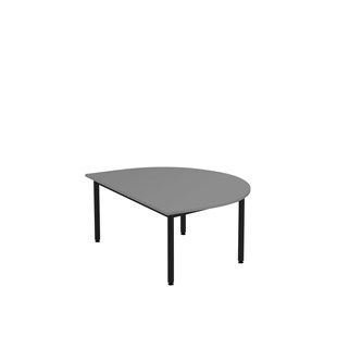 Bord 12:38 FSC BX HT halvrunt 120-90 cm svart stativ