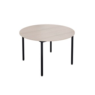 Bord 12:38 FSC BX akustiklaminat ø 120 cm svart stativ