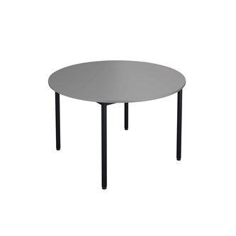 Bord 12:38 FSC BX akustiklaminat ø 120 cm svart stativ