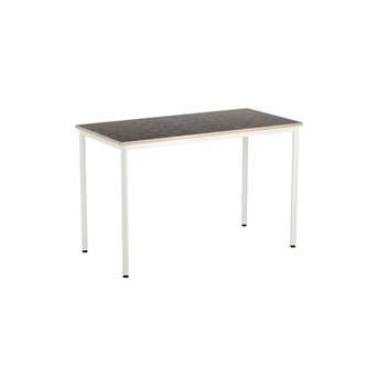 Bord 12:38 BX akustik linoleum 140x70 cm vitt stativ