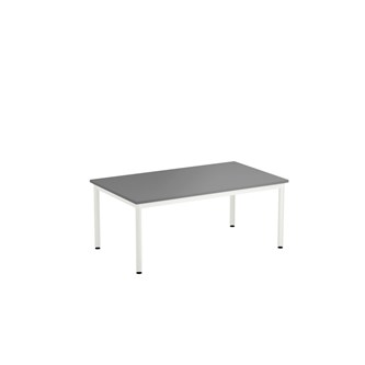 Bord 12:38 FSC BX akustiklaminat 120x70 cm vitt stativ