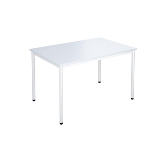 Bord 12:38 FSC BX akustiklaminat 120x80 cm vitt stativ