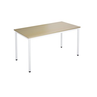 Bord 12:38 FSC BX akustiklaminat 140x70 cm vitt stativ