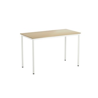 Bord 12:38 FSC BX akustiklaminat 140x70 cm vitt stativ