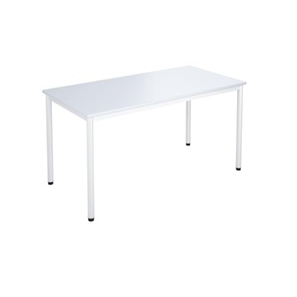 Bord 12:38 FSC BX akustiklaminat 140x70 cm vitt stativ