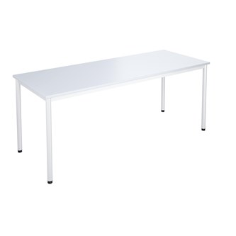 Bord 12:38 FSC BX HT 180x70 cm vitt stativ