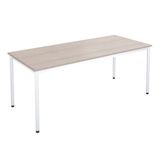 Bord 12:38 FSC BX akustik optimal laminat 180x80 cm vitt stativ