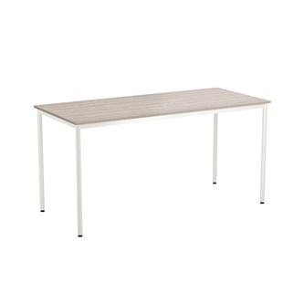 Bord 12:38 FSC BX akustik optimal laminat 180x80 cm vitt stativ