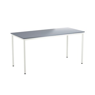 Bord 12:38 FSC BX akustik optimal laminat 180x80 cm vitt stativ