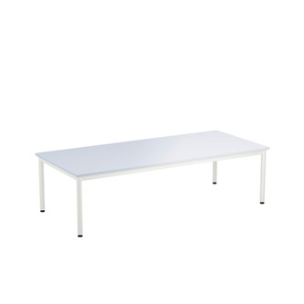 Bord 12:38 FSC BX akustik optimal laminat 180x80 cm vitt stativ