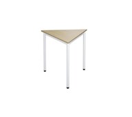 Triangelbord 12:38 FSC BX HT raka hörn 80x80x80 cm vitt stativ