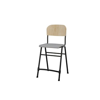 Stol Matte FSC BX sh 65 cm liten sits svart stativ