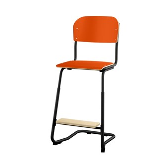 Stol Matte FSC BX sh 57/63 cm liten sits svart stativ