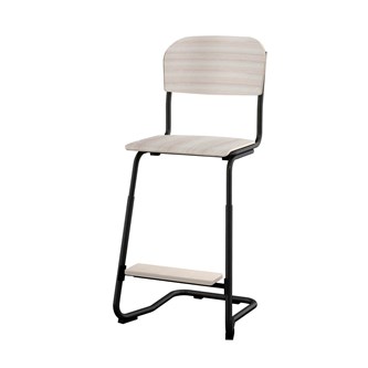 Stol Matte FSC BX sh 57/63 cm liten sits svart stativ