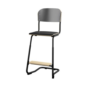 Stol Matte FSC BX sh 57/63 cm liten sits svart stativ