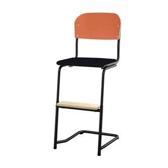 Stol Matte FSC BX sh 57/63 cm liten sits svart stativ